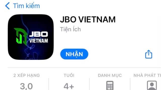 Tải app JBO hệ điều hành IOS